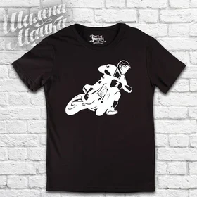 Прикольные футболки: Moto 013 Black